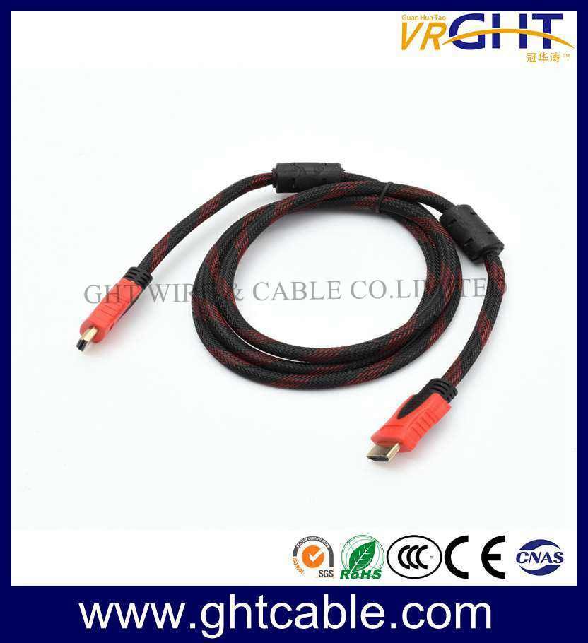 1.2m High Quality HDMI Cable with Nylon Braiding 1.4V (D001A)