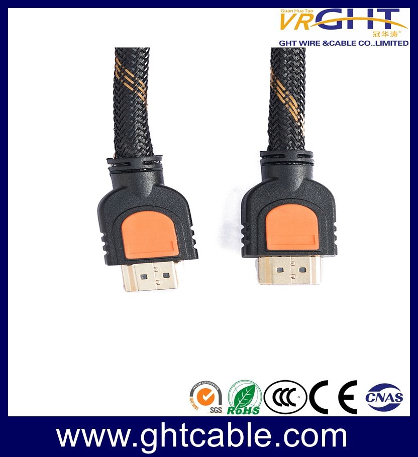 1.2m High Quality HDMI Cable with Nylon Braiding 1.4V (D001A)