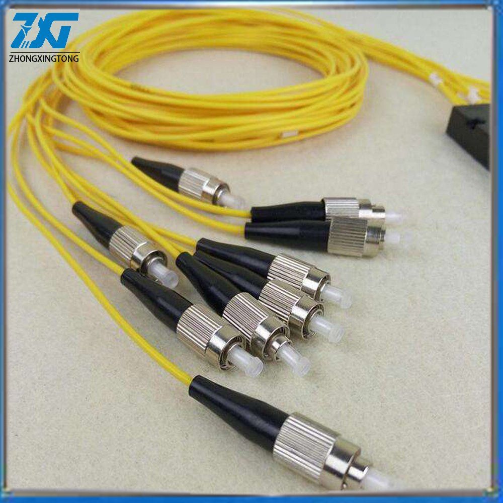 1/8 FTTH Fiber Optic Splitter Cable Branching Device Single Mode FC/Upc Interface Telecom PLC Cassette