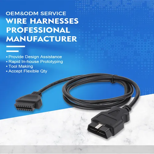16pin Female to KIA 3pin OBD2 J1962 3pin Cable for Automobile Maintenance Diagnosis