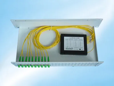 1xn 2xn Packaged ABS Plastic Box Fiber Optic PLC Splitter