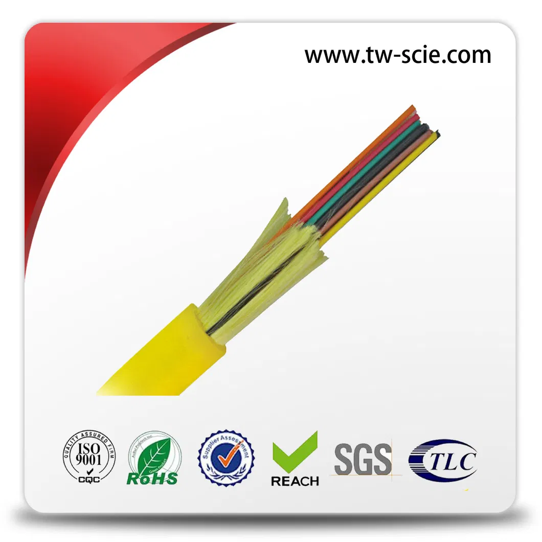 24 Core Indoor Breakout Cable with 2.0mm Fiber Optic Cable