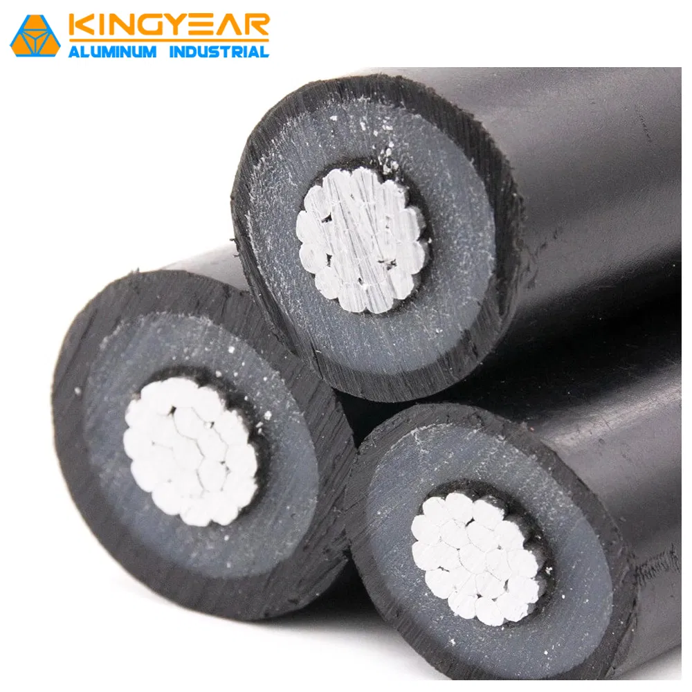 3 Core Aluminum Conductor ABC 185mm2 33kv ABC Aerial Bundle Cable ABC Cable