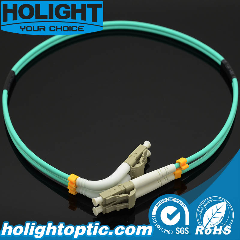 3mm 50/125um mm Dx LC Upc to LC Upc Om3 LSZH Jacket Fiber Cable