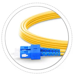 3mm 50/125um mm Dx LC Upc to LC Upc Om3 LSZH Jacket Fiber Cable