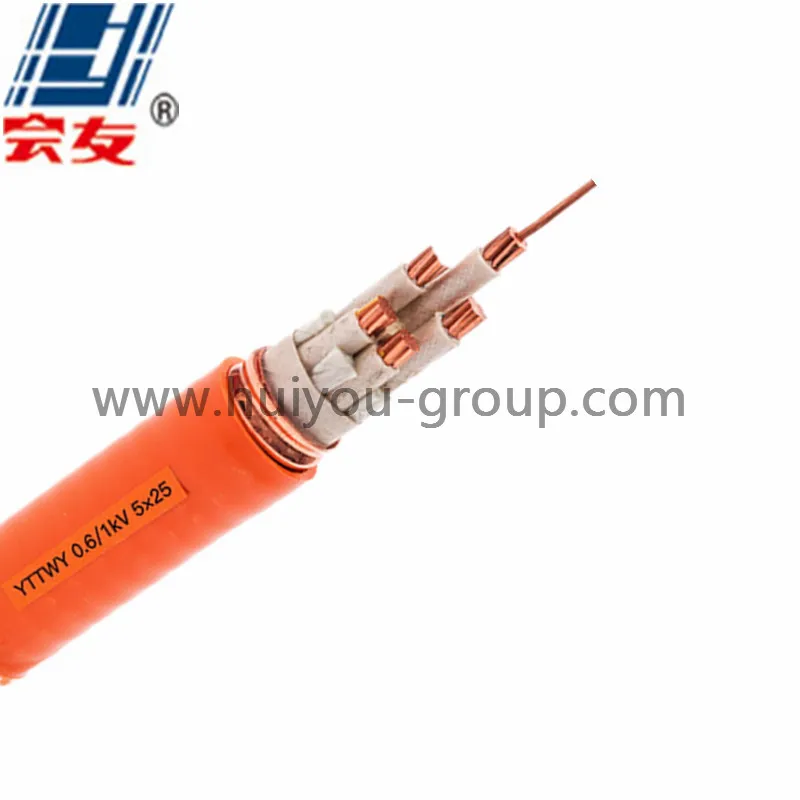 500V 2 Cores Mineral Insulated Fire Resistant Cable Suitable for Oil, Gas and Petroleum Industries, Airports, Emergency Lighting Systems and Fire Alarm Systems