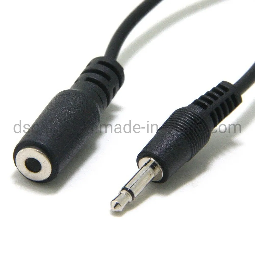 6.35mm 2 Pole Male Mono to RCA Phono Male Audio Extension Cable