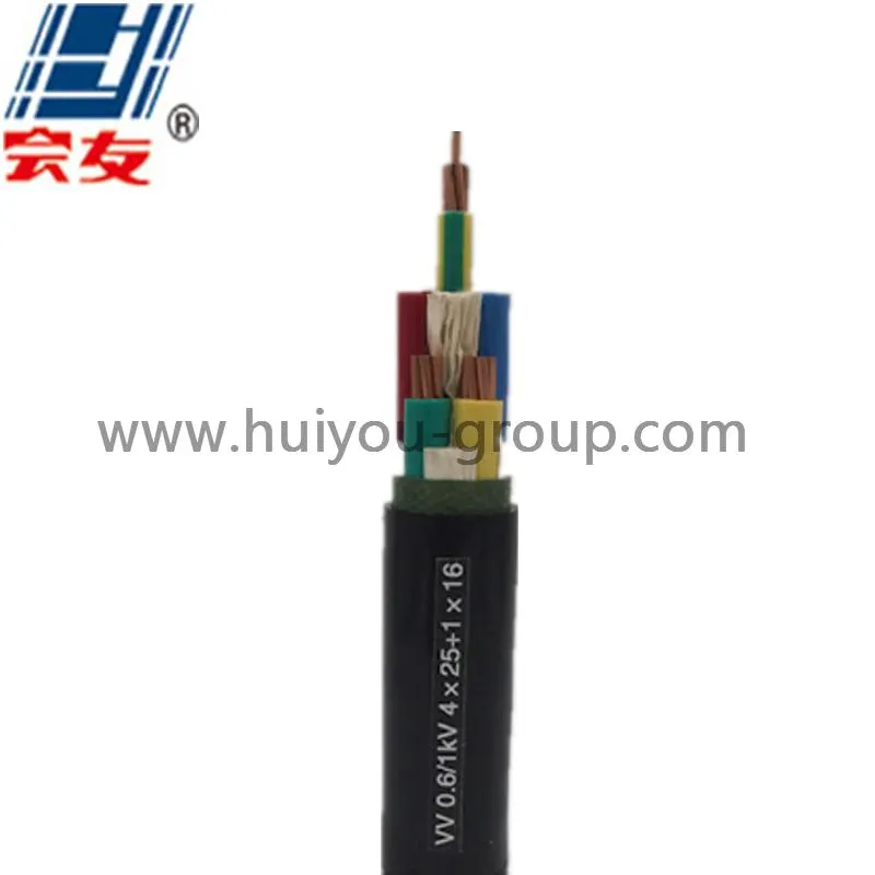 600/1000V PVC Insualted Power Cable VV Vlv