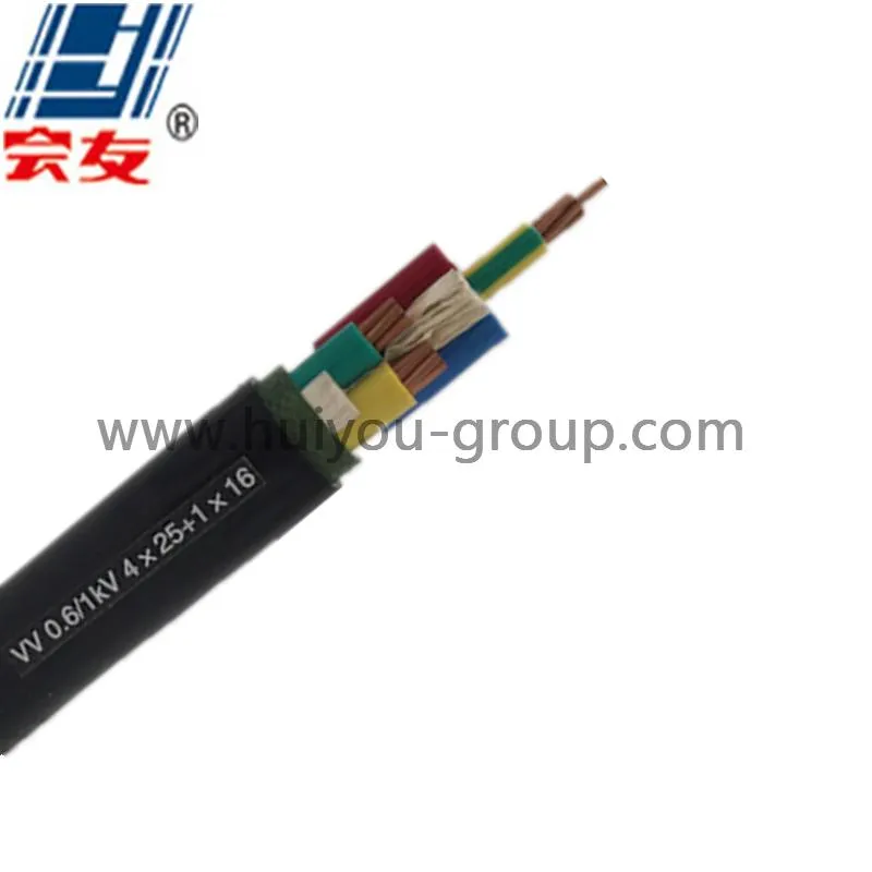 600/1000V PVC Insualted Power Cable VV Vlv