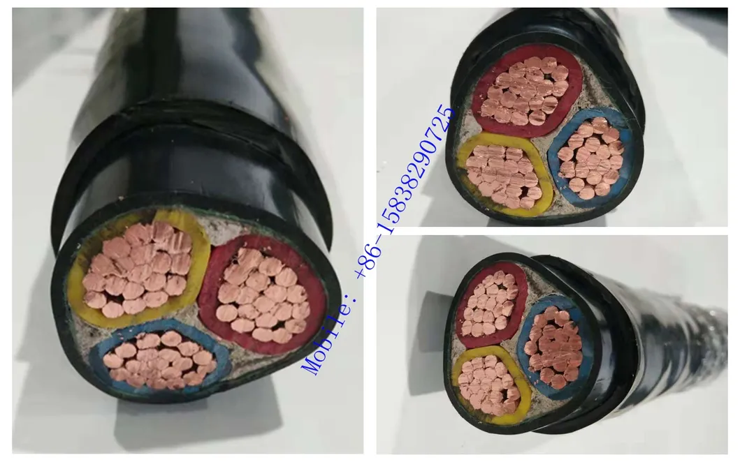 600V 4X25mm 4X50mm 4X95mm 4X120mm PVC Power Cable Nyy