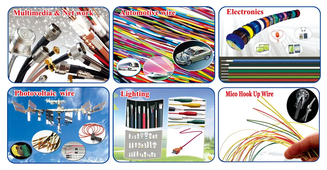 90c 1000V Tinned/Bare Copper Conductor Double PVC Insulation Jacket Wire UL1032