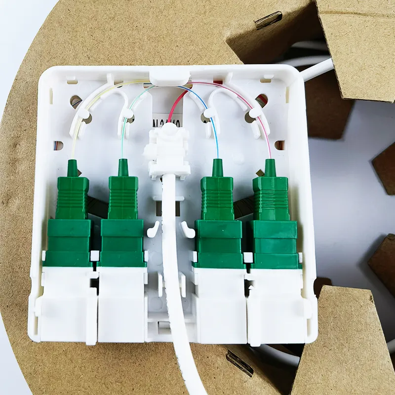 Abalone Fibre Optic Cable Patch Cord Jumper with Oto (Optical Telecommunication Outlet) Box 20-50m Indoor Use