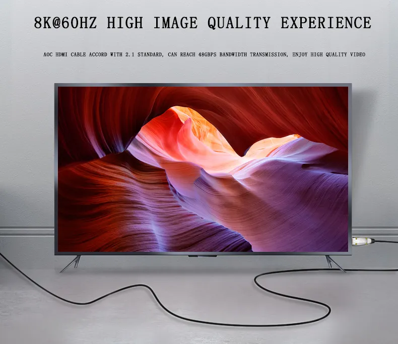Active HDMI 8K Fiber Optic Aoc 8K HDMI 2.1 Fiber Optical Cable