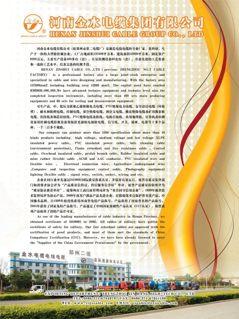 Aluminum Conductor with PVC Insulation Material