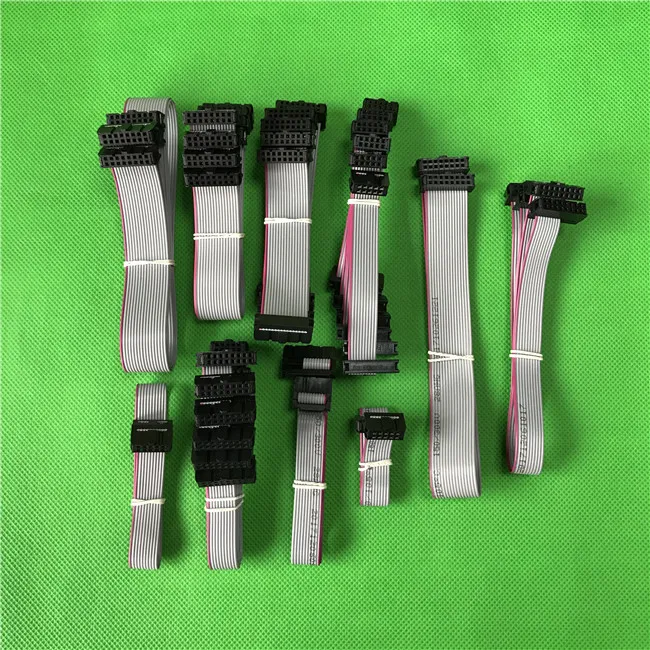 Double Type 10pin to 10pin IDC Connector Flat Ribbon Cable Female