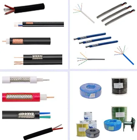 Dual RG6 Coaxial Cable with Messenger (SH-Dual RG6+Messenger)