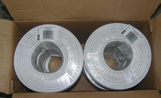 Dual RG6 Coaxial Cable with Messenger (SH-Dual RG6+Messenger)