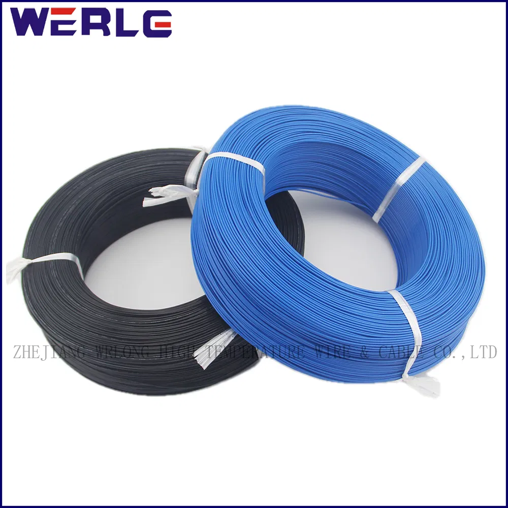 Electric Wire UL1332 FEP Teflon High Temperature Tinned Copper Insulated Wire Black