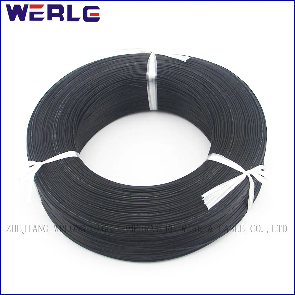 Electric Wire UL1332 FEP Teflon High Temperature Tinned Copper Insulated Wire Black