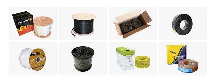 Factory Price Quality Bare Copper Coaxial Cable Rg59 RG6 with Power for CCTV