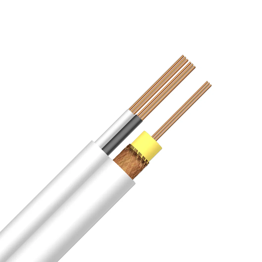 Factory Supply PVC Coated RG6 Communication Cable RG6+2DC Camera CATV CCTV Coaxial Cable