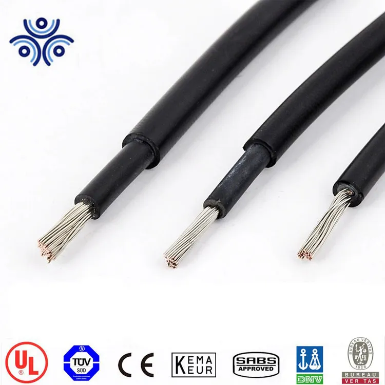 H1z2z2-K 1500V 4 mm2 Solar Cable with TUV Certificate