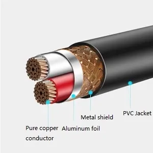 High Quality 3 Pin XLR Male to 3.5mm Stereo Male Plug Audio XLR Cable