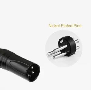 High Quality 3 Pin XLR Male to 3.5mm Stereo Male Plug Audio XLR Cable