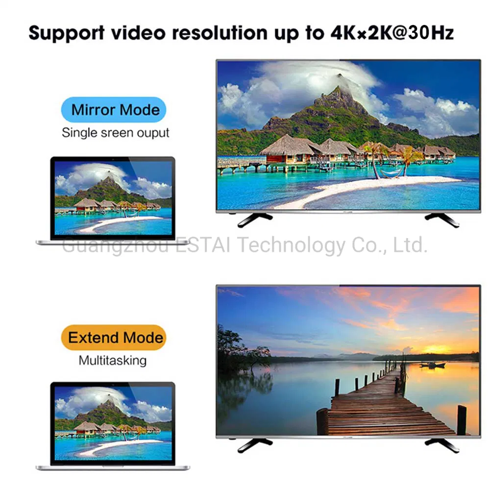 High Quality Dp Converter Displayport to HDMI 4K