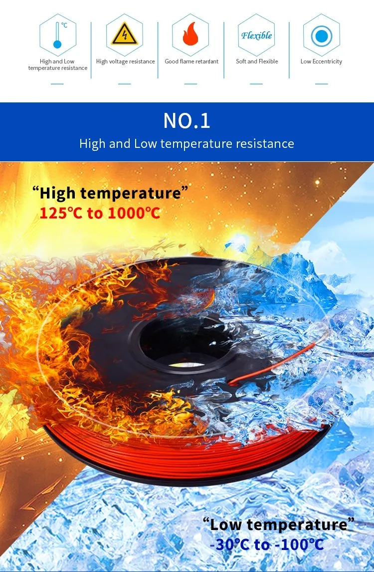 High Quality Silicone Rubber Wire UL3123 Coffee Machine Internal Wire