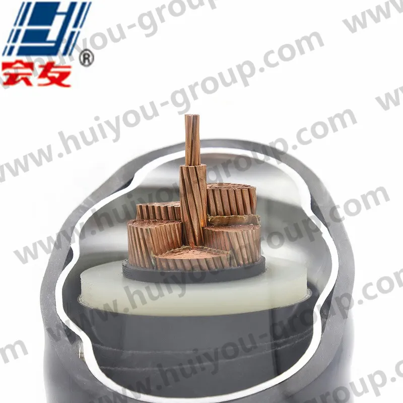 High Voltage 66kv 110kv Power Station Cable Line Single Core 1600mm2 IEC 60840