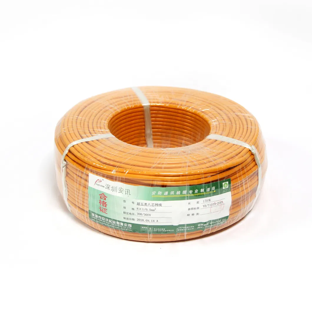 Indoor Computer Network Cable Manufacturers UTP Cat5e High Quality Network LAN Cable