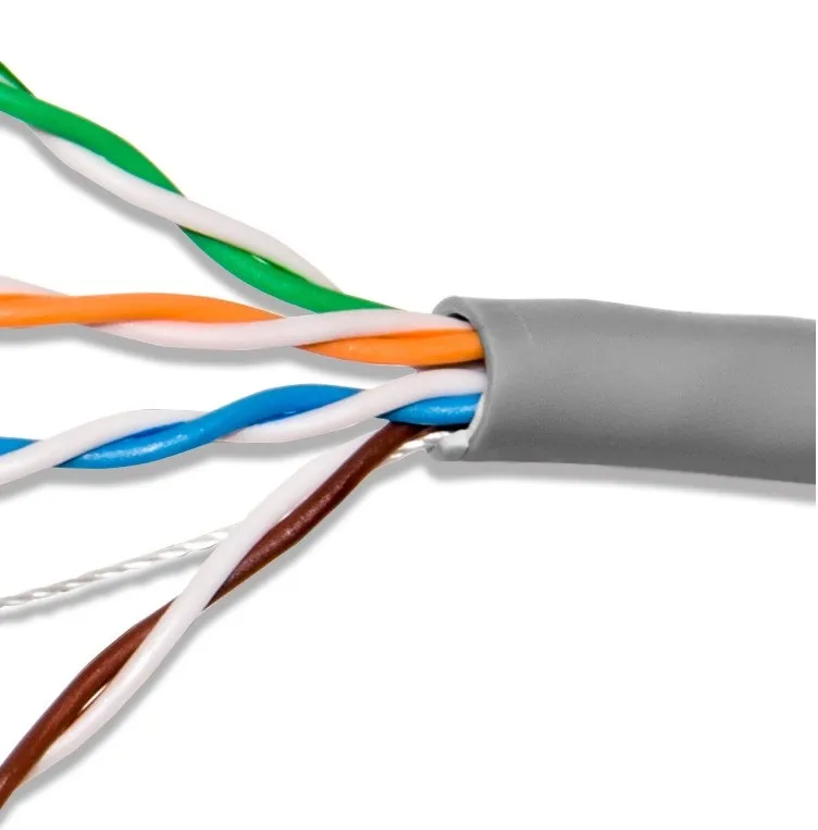 Indoor Computer Network Cable Manufacturers UTP Cat5e High Quality Network LAN Cable