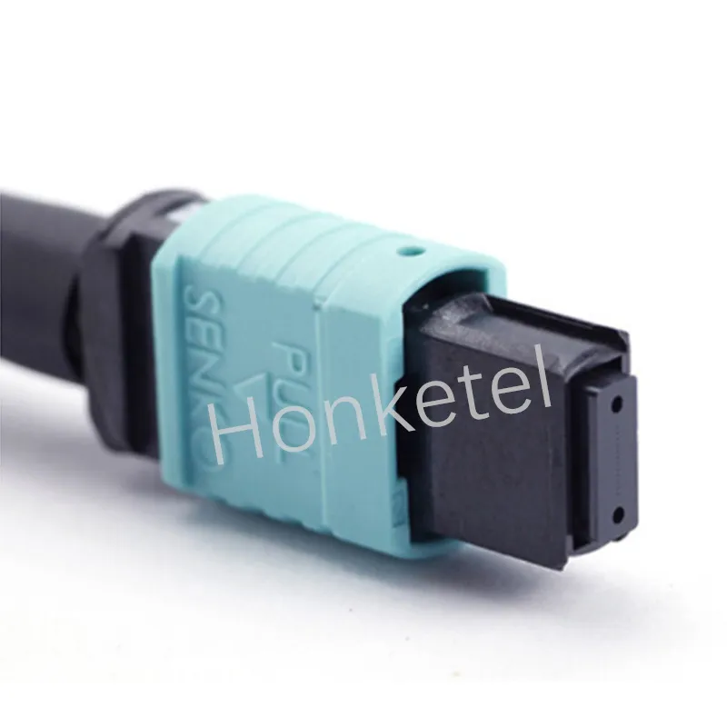 Low Loss Fiber Optic Patch Cord MPO Trunk Cable MPO F to MPO F Patchcord