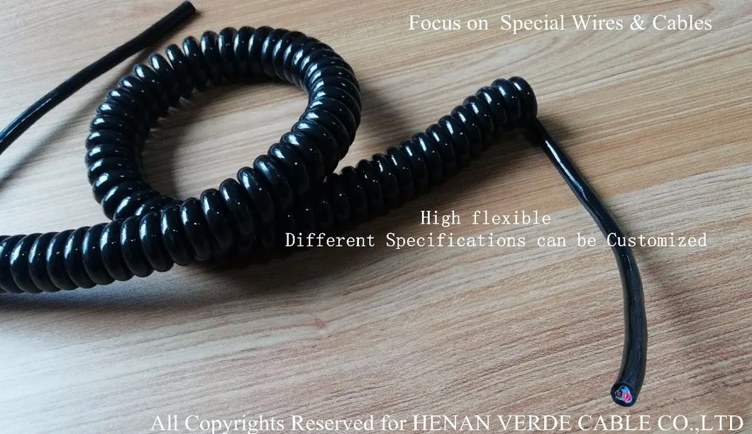 Mechanical Equipment Spiral Cable Coiled Cable Wire Spring Wire Power Cable