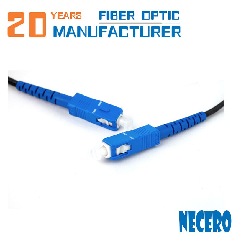 Sc Sm 9/125 Simplex Fiber Kfrp Strength G652D LSZH FTTH Indoor Patch Cable for Benin Cabling Systems