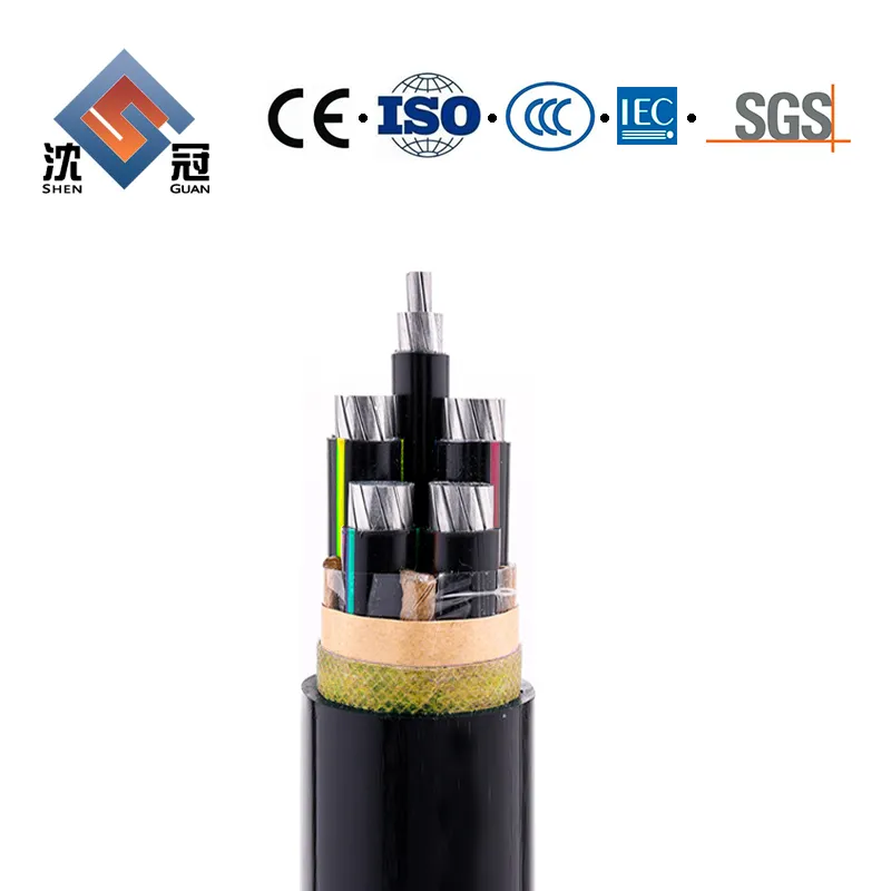 Shenguan Aluminum Alloy Yjlhv 1*185 Electric Cable Manufacturing Electric Wires Cables Electric Cable