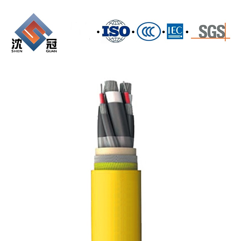 Shenguan Armored Power Cable for Mining Well, Underground and Indoor Use Insulated Flexible Mining Pump
