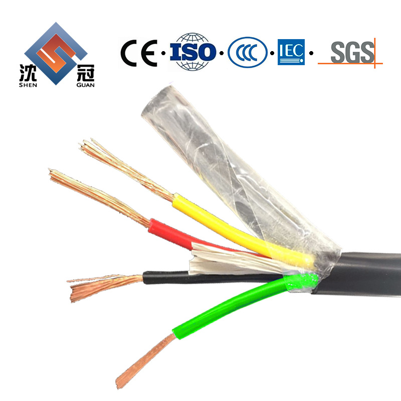 Shenguan Cy LSZH Control Cable, 300/500 V, Flexible Cu/Hf/Petp/Tcwb/LSZH (BS 6500/BS EN 50525 -3-11) Flexible 6/10kv Aluminum Alloy Cable