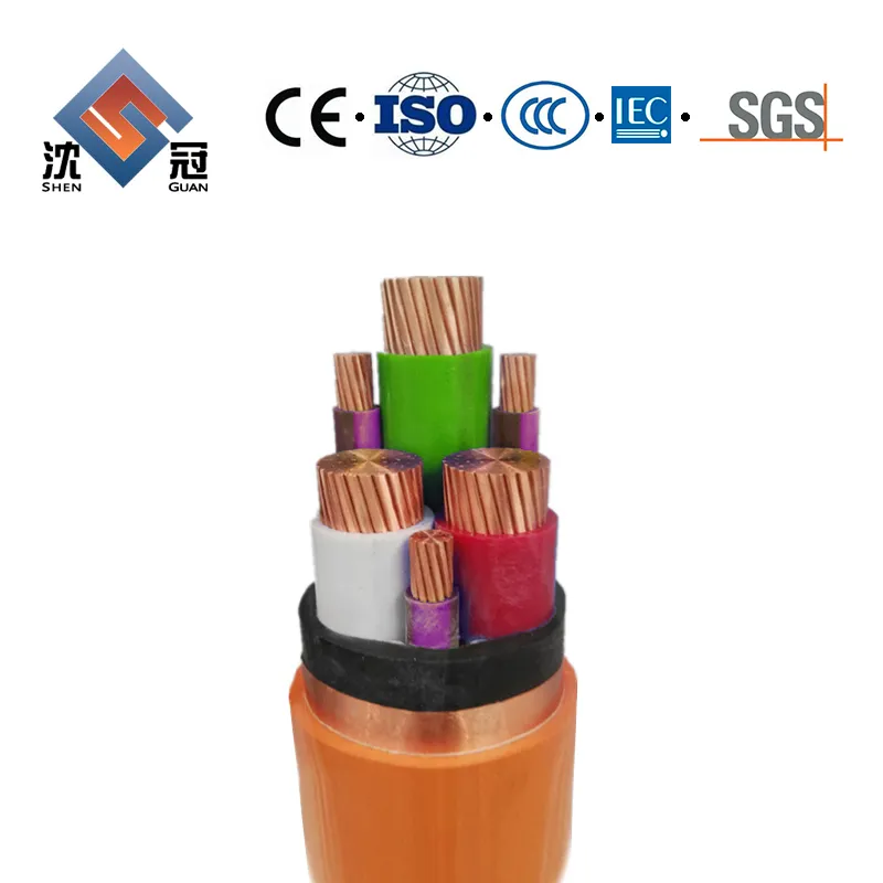 Shenguan Multi Copper Core Low Voltage Bttrz 3*50+2*25 Fireproof Power Cables for Mining Power Cable Branch Cable Overhead Insulation Electrical Cable