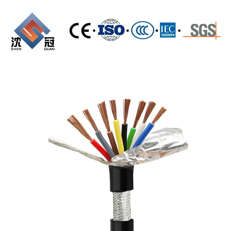Shenguan Supplier Throttle Brake Wire Control Cable with Knob Metal Handle Replaces Electric Cable