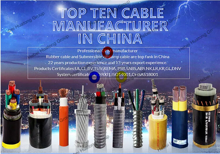 Single Core Copper Conductor XLPE Insulation Medium Voltage Power Cable
