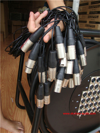 Skytone Pure Copper 32 Channels XLR Audio Snake Cable with Wheel