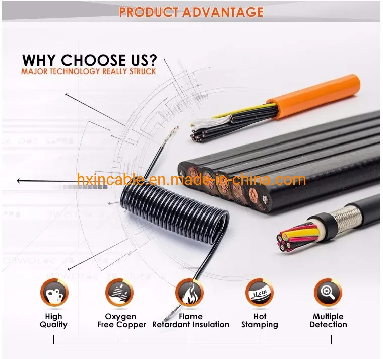 Trvv 4*0.6 mm2 Lapp Drag Chain Cable Nomad 7 Chain Cable Niger Chain Cable Plastic Towline Cable Drag Chain Rondoflex Chain Cable Z Axis Cable Chain Z Chain Cab