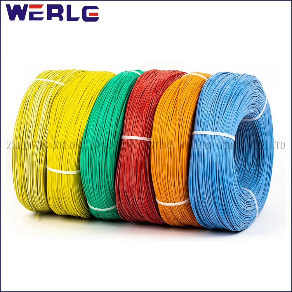 UL 3239 22AWG 20000V/2K Yellow Flexible Silicone Rubber Insulated Electrical Wire High-Temperature Wire