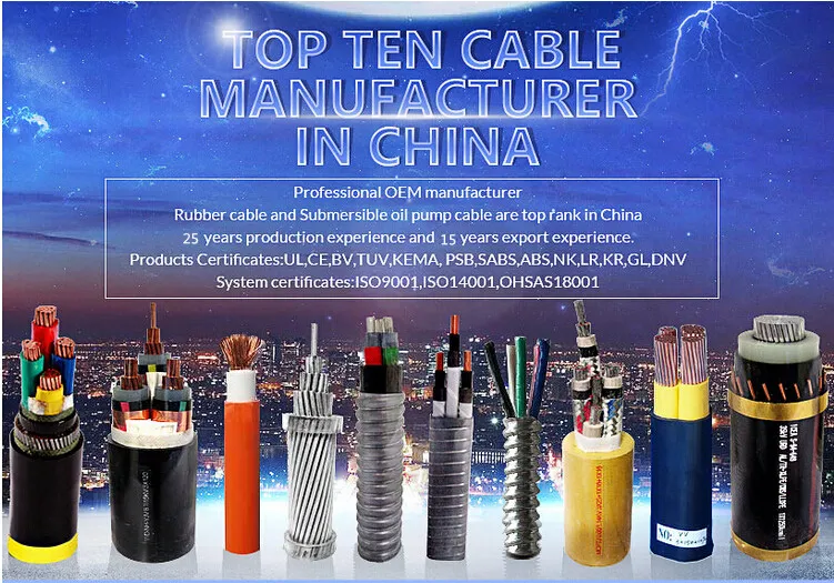 UL 854 Single Conductor Cable Underground Service Entrance Cable