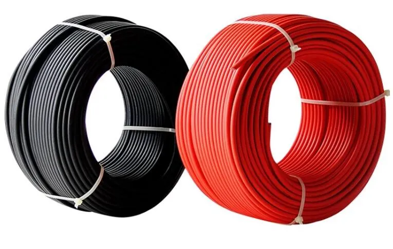 UL TUV Certificate Solar Power Cable Double Core 4mm2 6mm2 PV Cable
