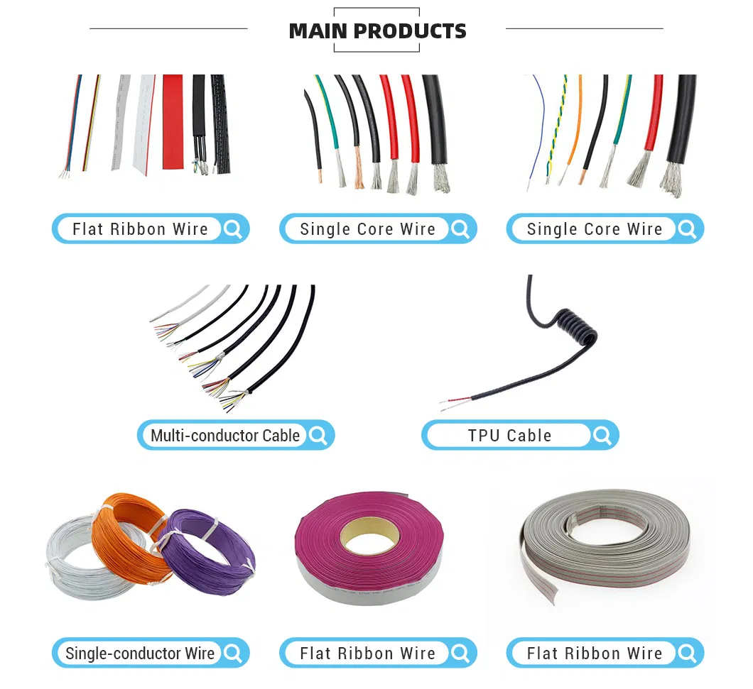 UL2468 Flexible House Wiring Electrical Cable Rubber Sheath Copper Wire Cable