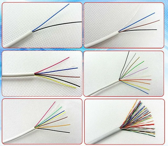 Unshielded Security Alarm Cable Security Alarm Cable for 2/4/6/8/10/20/48 Cores
