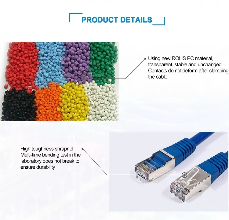 UTP Cat5e Indoor/ Outdoor Network and Communication Cable Patch Cord Jumper Cable